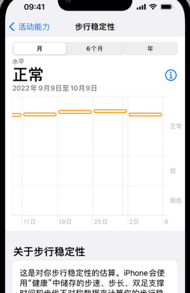 曲沃iPhone手机维修如何在iPhone开启'步行稳定性通知'