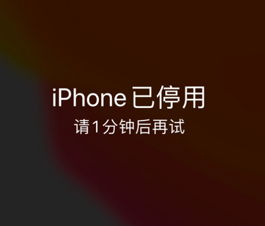 曲沃苹果手机维修分享:iPhone 显示“不可用”或“已停用”怎么办？还能保留数据吗？ 