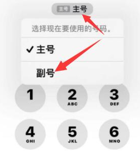 曲沃苹果14维修店分享iPhone 14 Pro Max使用副卡打电话的方法 